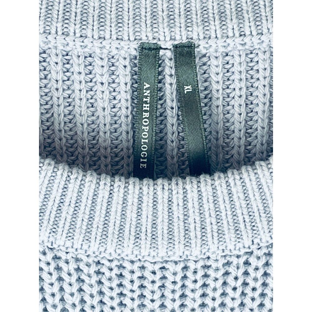 ~ NEW! XL Anthropologie Knit Sweater Dress Skater Mini Lavender Long Sleeve NWT - Picture 11 of 16